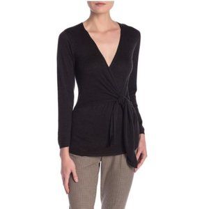 Dress Forum Surplice Tie Wrap Sweater